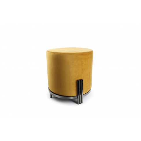 Пуф 40х40см Misa Velvet охра